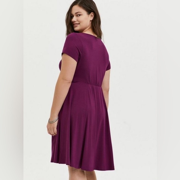 Torrid Mini Jersey Tie-Front Skater
Dress - Picture 3 of 7